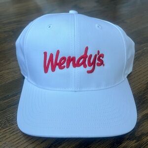 White Wendy’s hat